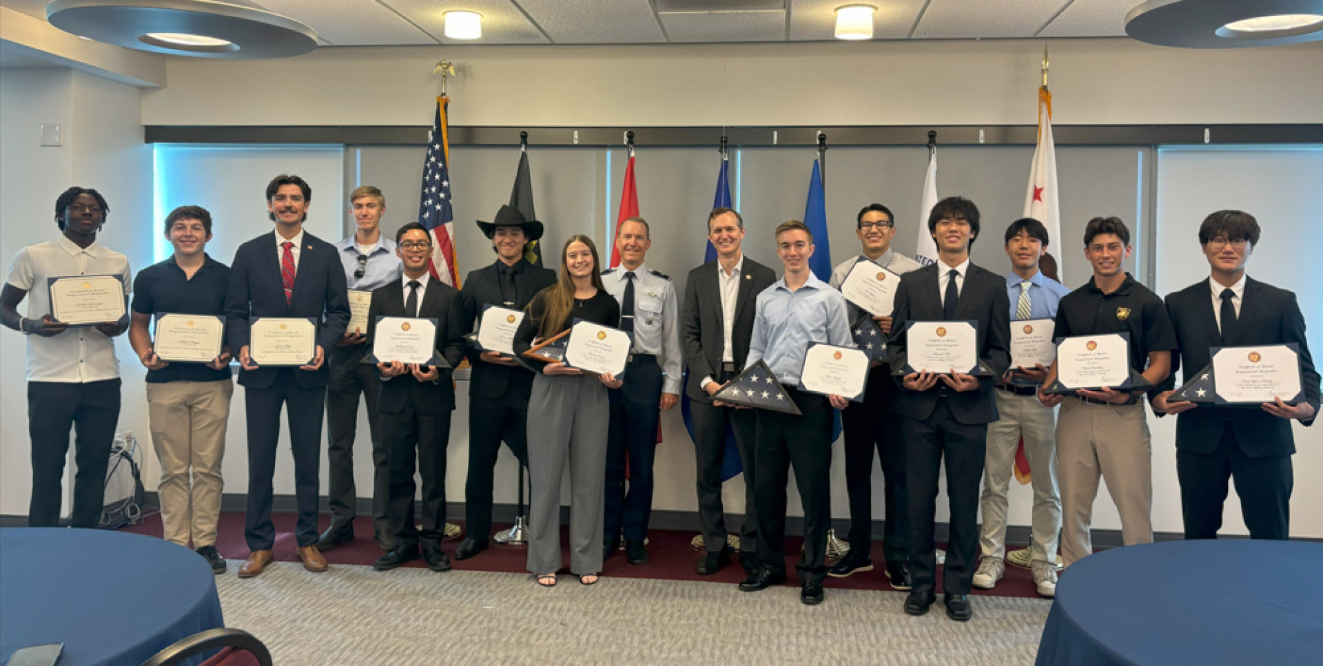 Rep. George Whitesides Honors New Service Academy Appointees in Send-Off Ceremony